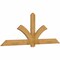 Ekena Millwork Redmond Rough Sawn Timber Gable Bracket, Western Red Cedar, 96"W x 36"H x 2"D x 6"F, 9/12 Pitch GBW096X36X0206RED00RWR - alternate 3